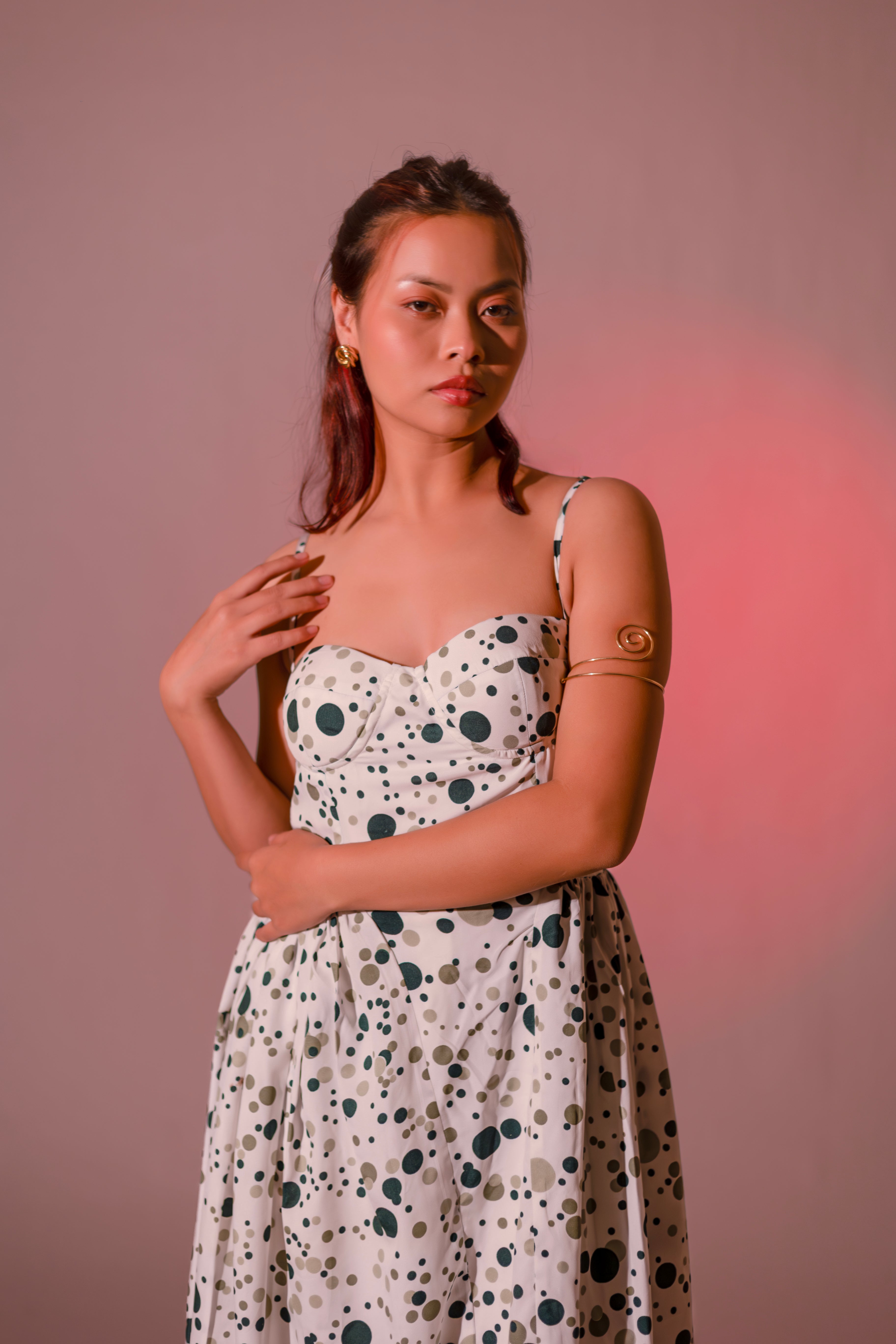 Dewdrop Verse Midi Dress