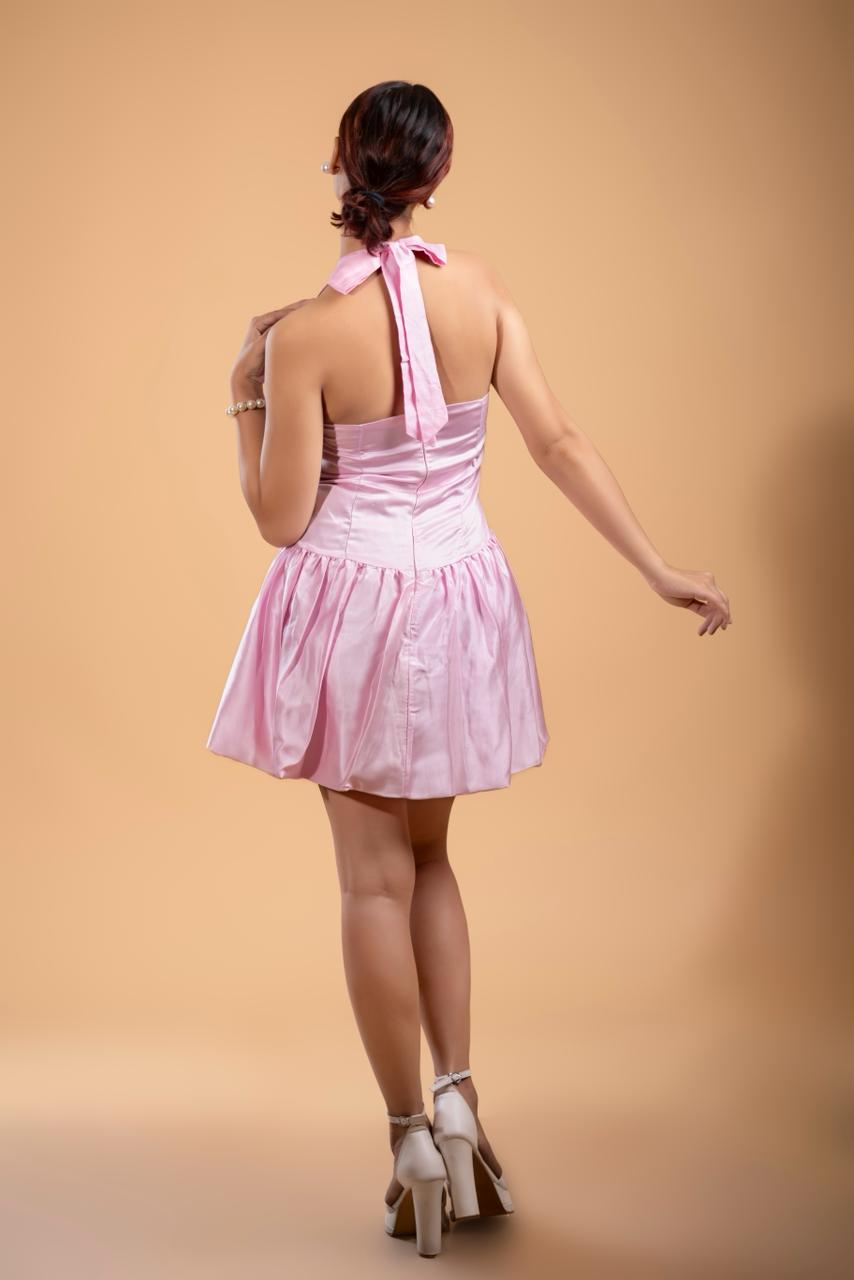 The Pink Halter Dress