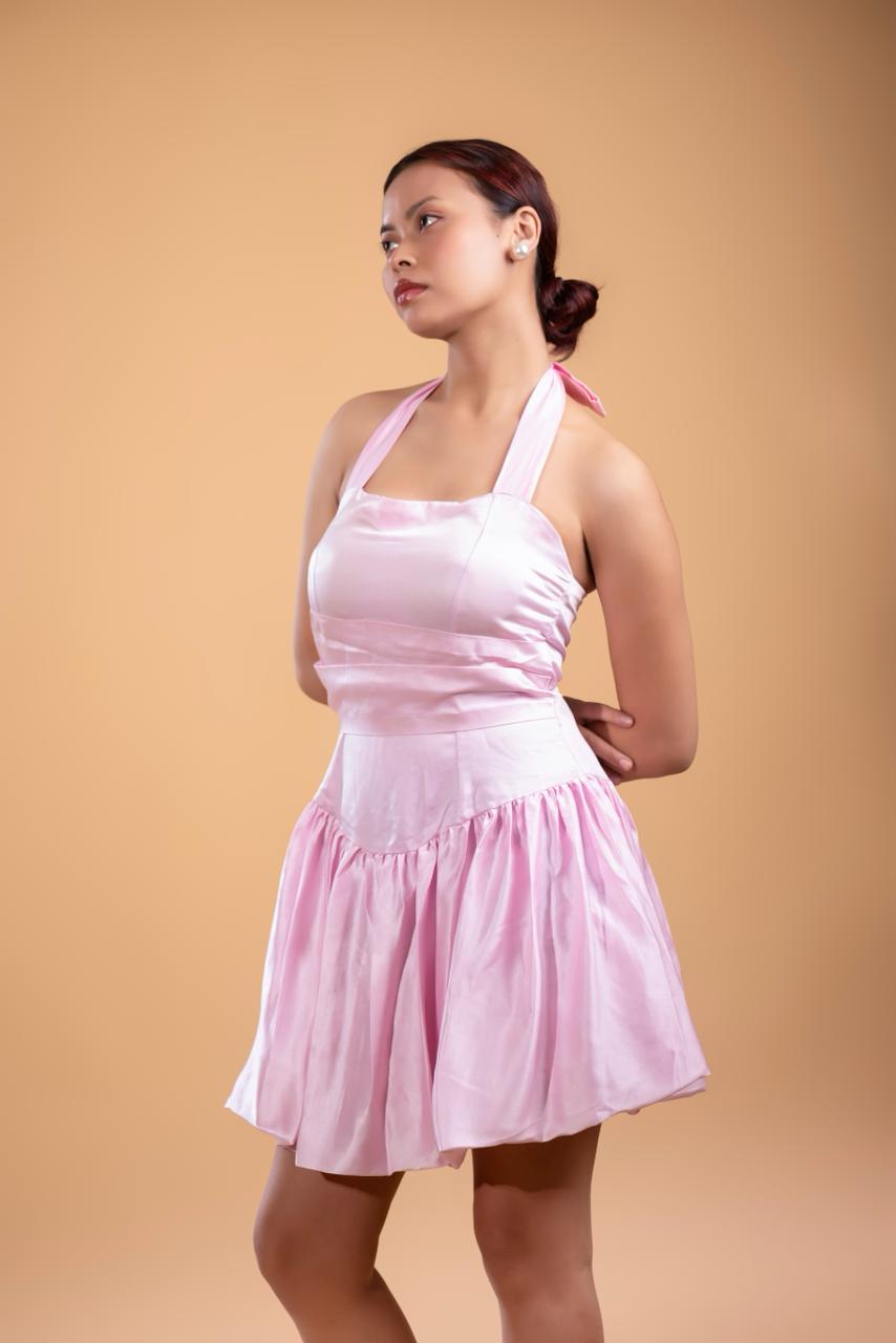 The Pink Halter Dress